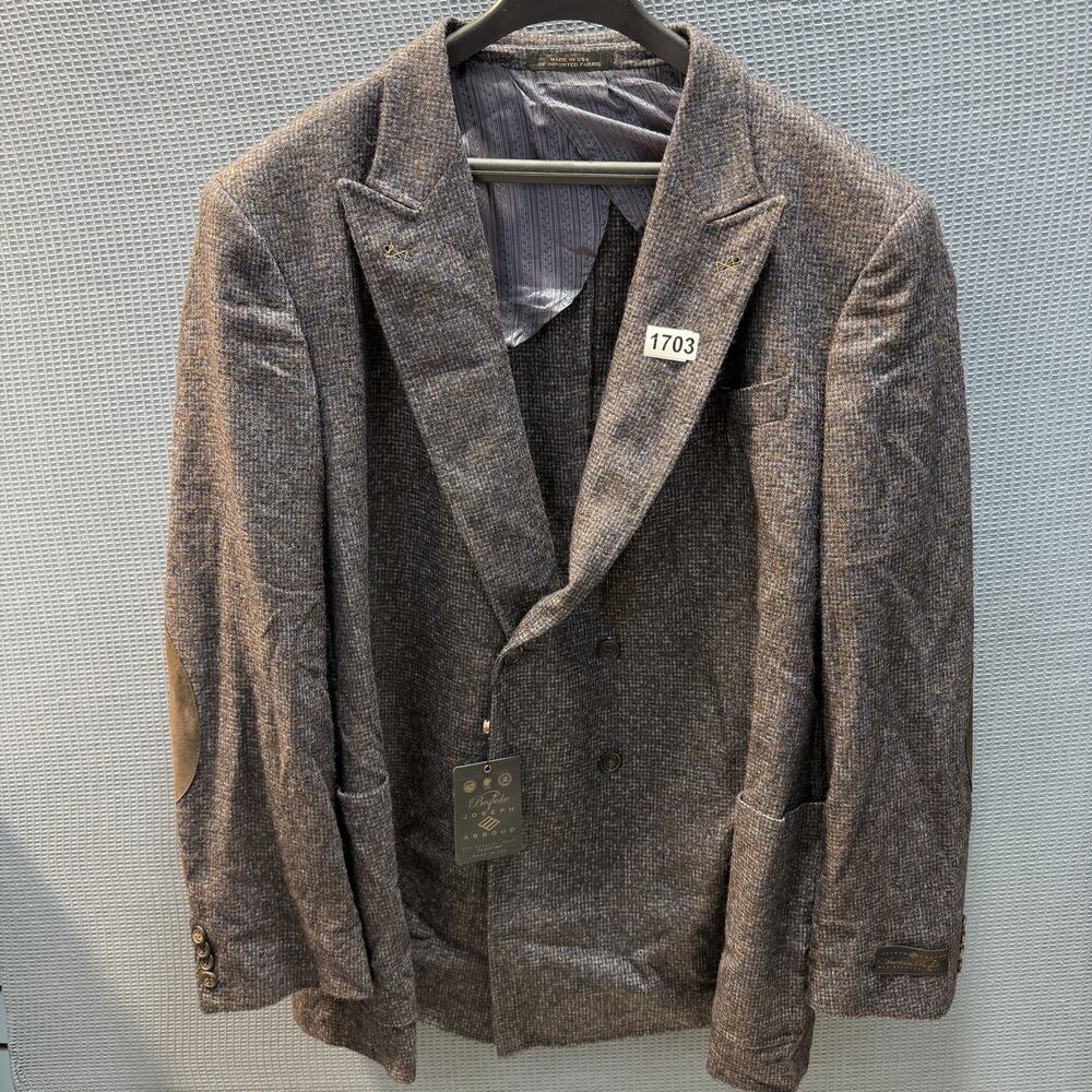 JOSEPH ABBOUD Men  Brown Blazer Sz 50R Brand New